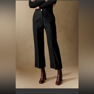 Sezane Damon Trousers Black - Size 8